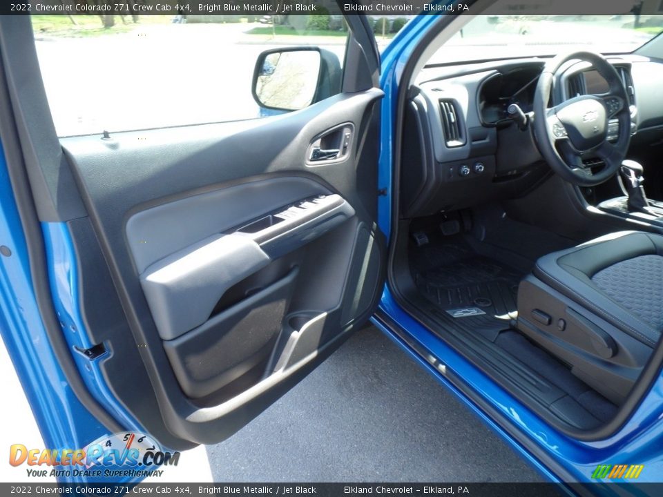 2022 Chevrolet Colorado Z71 Crew Cab 4x4 Bright Blue Metallic / Jet Black Photo #15
