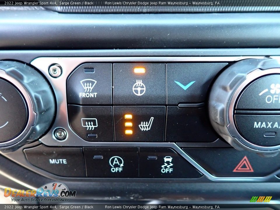 Controls of 2022 Jeep Wrangler Sport 4x4 Photo #18