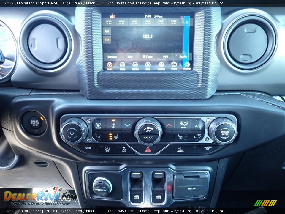 Controls of 2022 Jeep Wrangler Sport 4x4 Photo #20