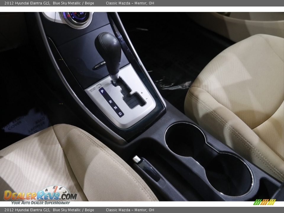 2012 Hyundai Elantra GLS Blue Sky Metallic / Beige Photo #12