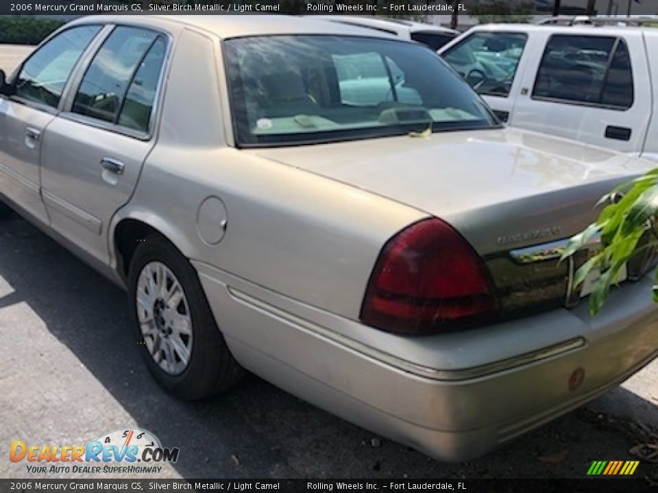 2006 Mercury Grand Marquis GS Silver Birch Metallic / Light Camel Photo #3