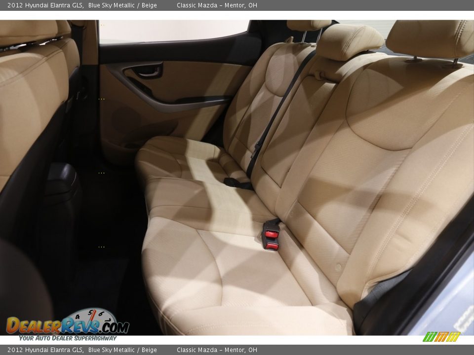 2012 Hyundai Elantra GLS Blue Sky Metallic / Beige Photo #16
