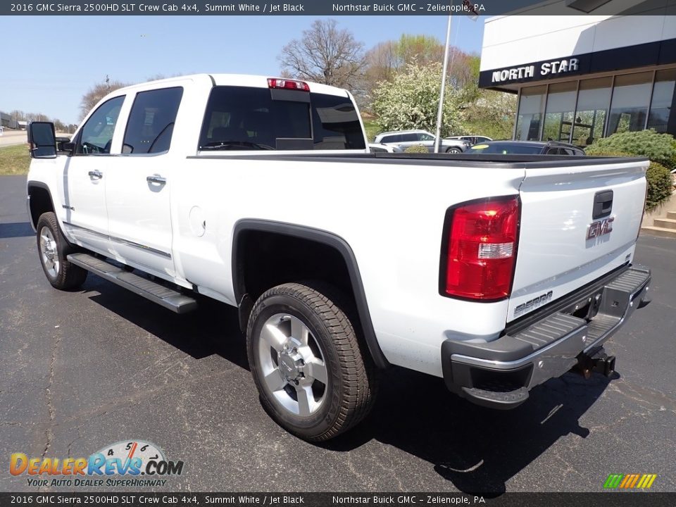 2016 GMC Sierra 2500HD SLT Crew Cab 4x4 Summit White / Jet Black Photo #3