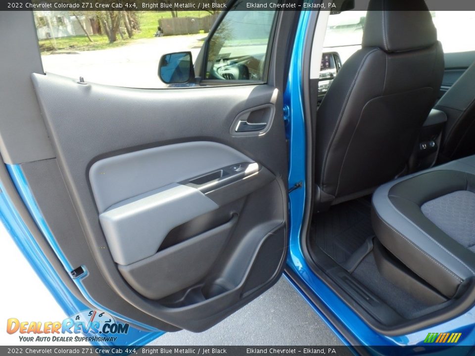 2022 Chevrolet Colorado Z71 Crew Cab 4x4 Bright Blue Metallic / Jet Black Photo #36