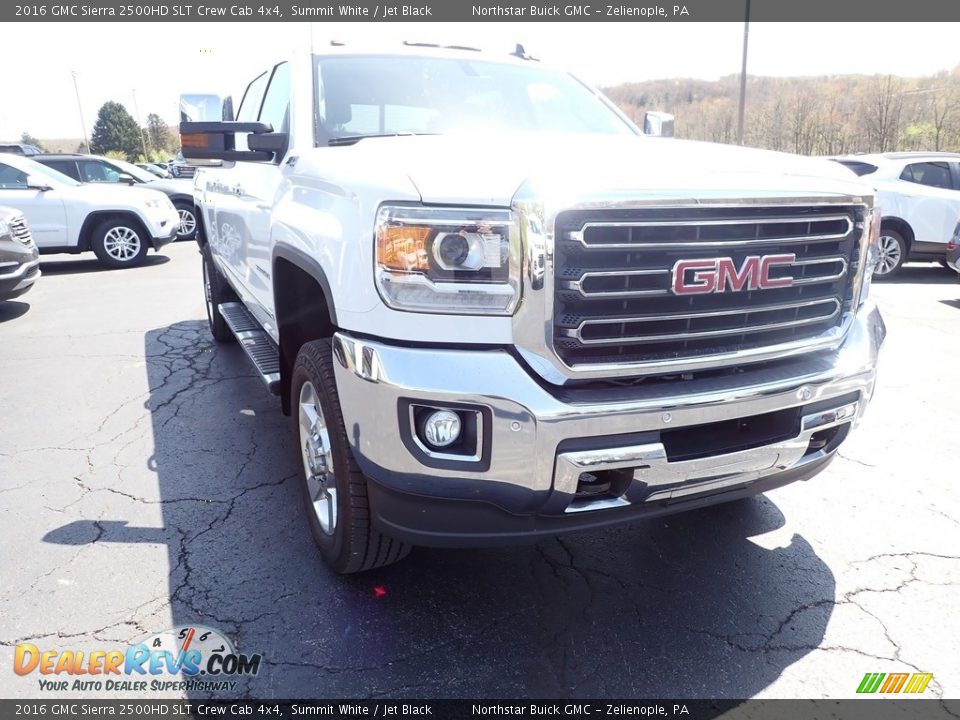 2016 GMC Sierra 2500HD SLT Crew Cab 4x4 Summit White / Jet Black Photo #10