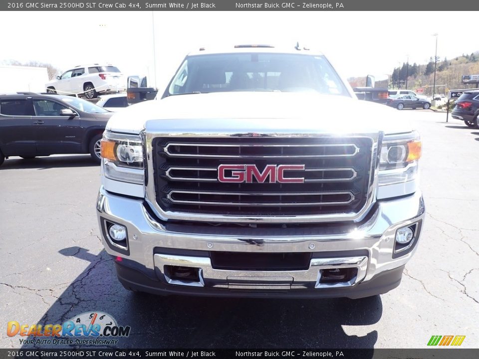 2016 GMC Sierra 2500HD SLT Crew Cab 4x4 Summit White / Jet Black Photo #11