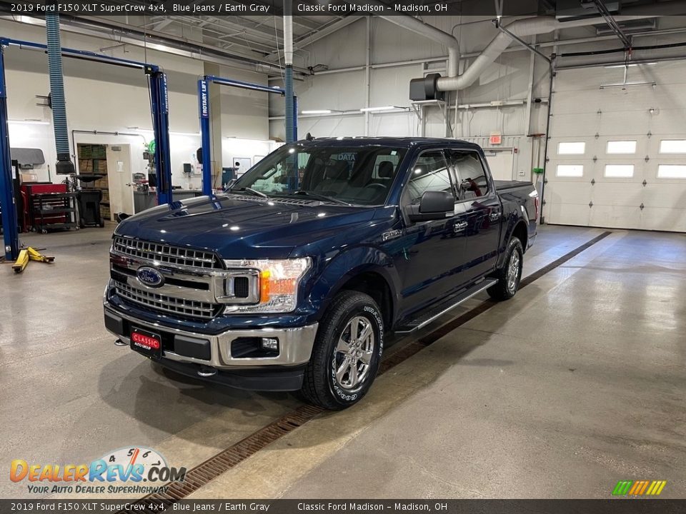 2019 Ford F150 XLT SuperCrew 4x4 Blue Jeans / Earth Gray Photo #1