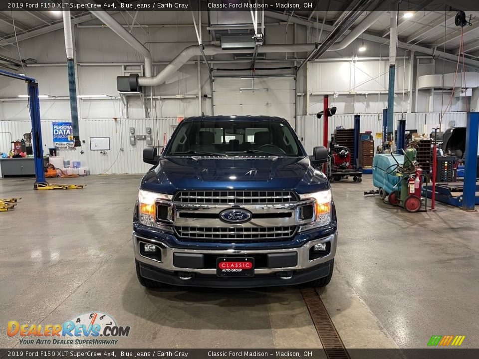 2019 Ford F150 XLT SuperCrew 4x4 Blue Jeans / Earth Gray Photo #2