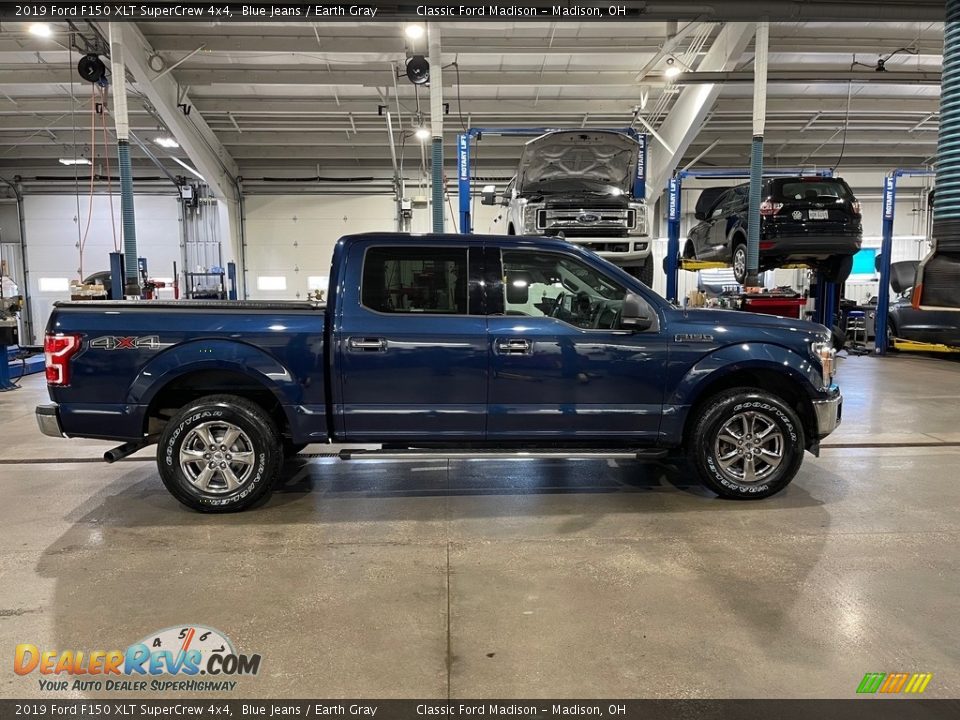2019 Ford F150 XLT SuperCrew 4x4 Blue Jeans / Earth Gray Photo #4