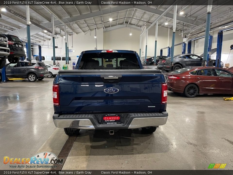 2019 Ford F150 XLT SuperCrew 4x4 Blue Jeans / Earth Gray Photo #5