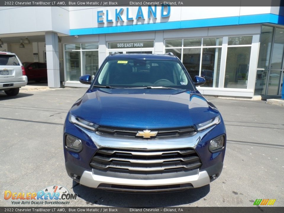 2022 Chevrolet TrailBlazer LT AWD Blue Glow Metallic / Jet Black Photo #3