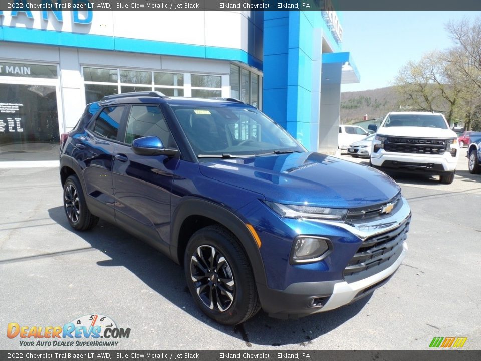 2022 Chevrolet TrailBlazer LT AWD Blue Glow Metallic / Jet Black Photo #4