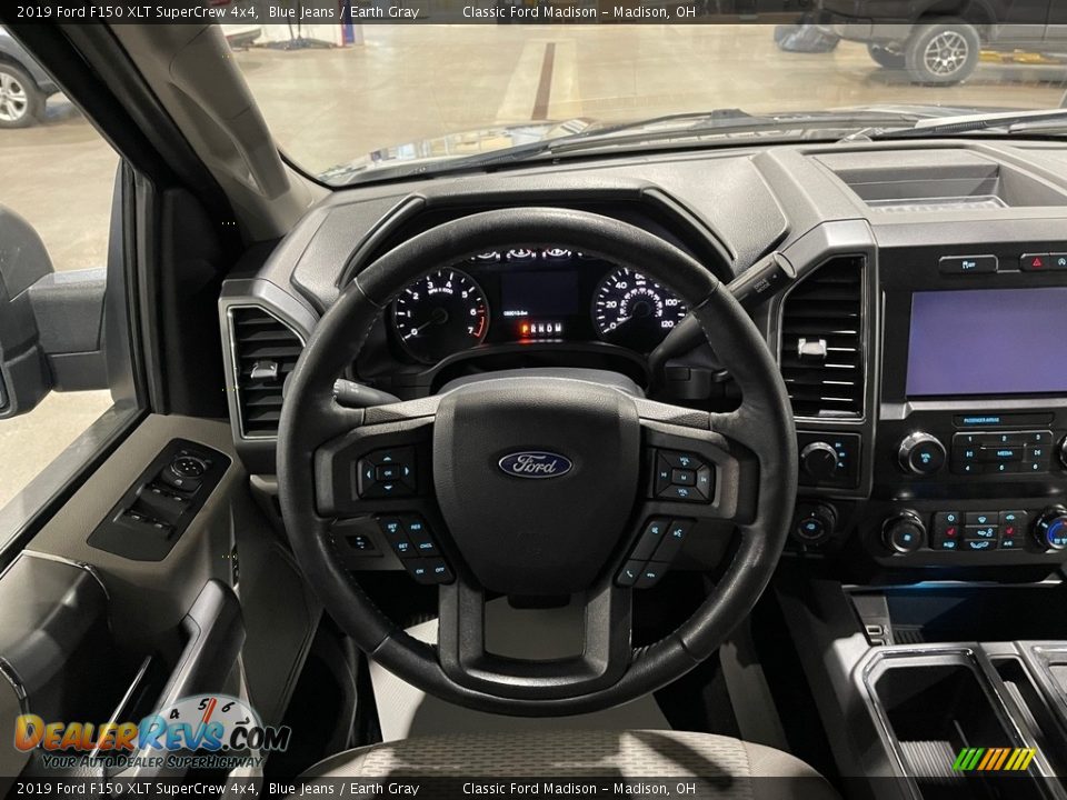 2019 Ford F150 XLT SuperCrew 4x4 Blue Jeans / Earth Gray Photo #9