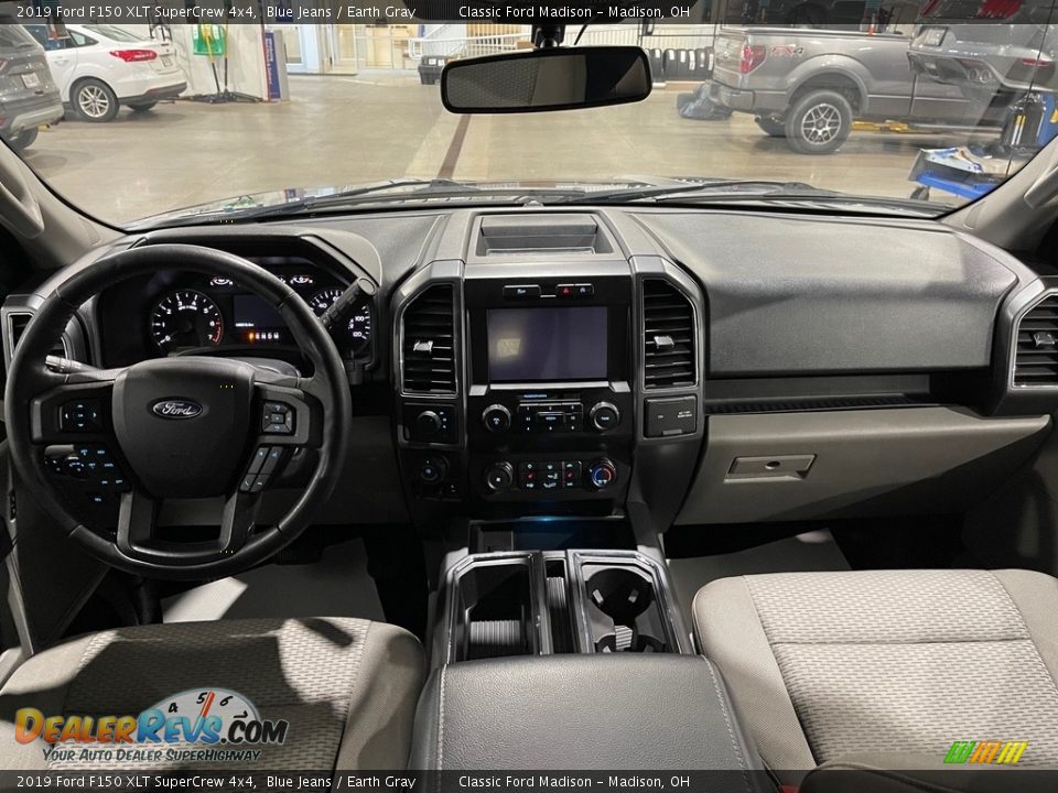 2019 Ford F150 XLT SuperCrew 4x4 Blue Jeans / Earth Gray Photo #10