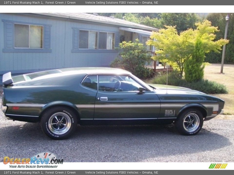 1971 Ford Mustang Mach 1 Forest Green / Green Photo #5