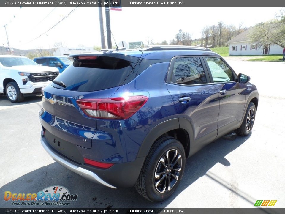 2022 Chevrolet TrailBlazer LT AWD Blue Glow Metallic / Jet Black Photo #7