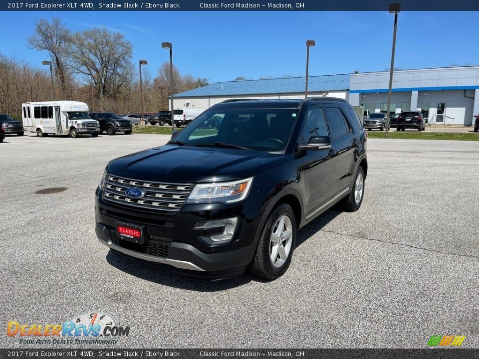 2017 Ford Explorer XLT 4WD Shadow Black / Ebony Black Photo #1