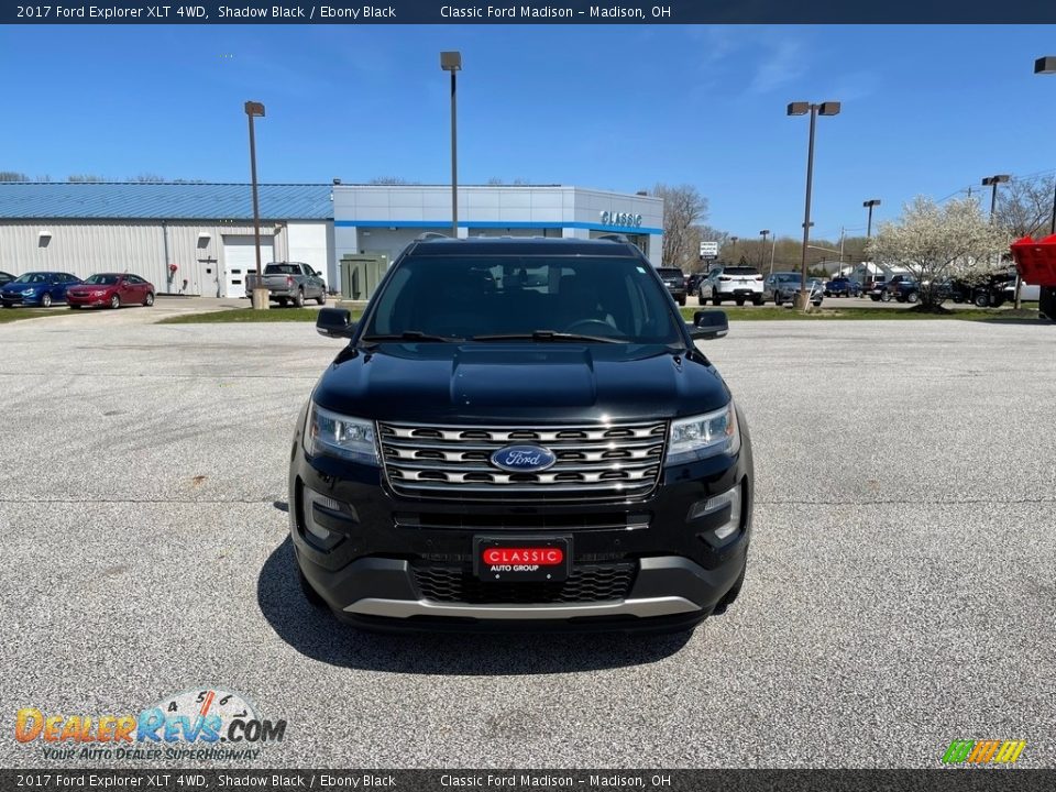 2017 Ford Explorer XLT 4WD Shadow Black / Ebony Black Photo #2
