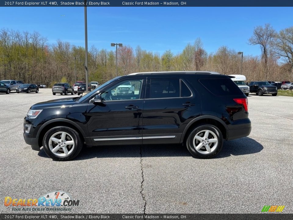 2017 Ford Explorer XLT 4WD Shadow Black / Ebony Black Photo #7