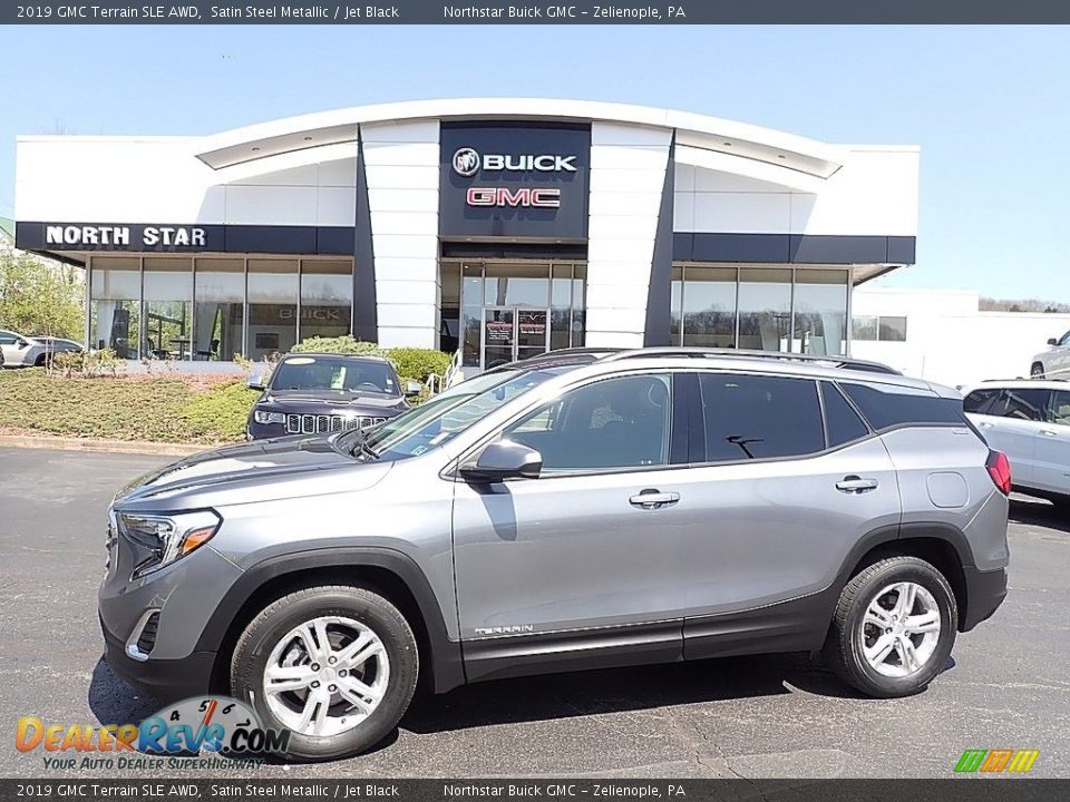 2019 GMC Terrain SLE AWD Satin Steel Metallic / Jet Black Photo #1