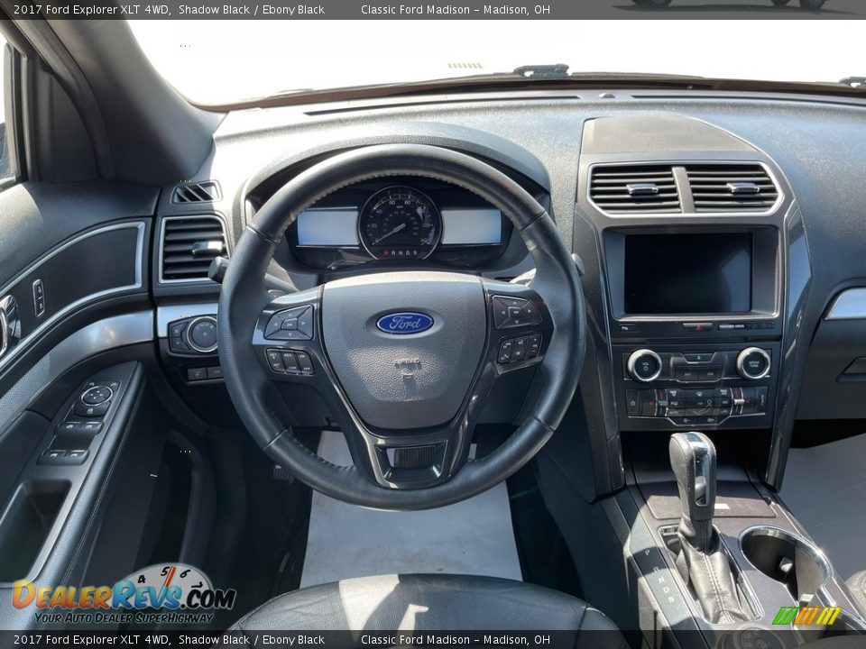 2017 Ford Explorer XLT 4WD Shadow Black / Ebony Black Photo #8
