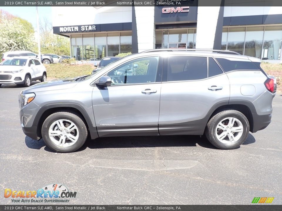 2019 GMC Terrain SLE AWD Satin Steel Metallic / Jet Black Photo #2