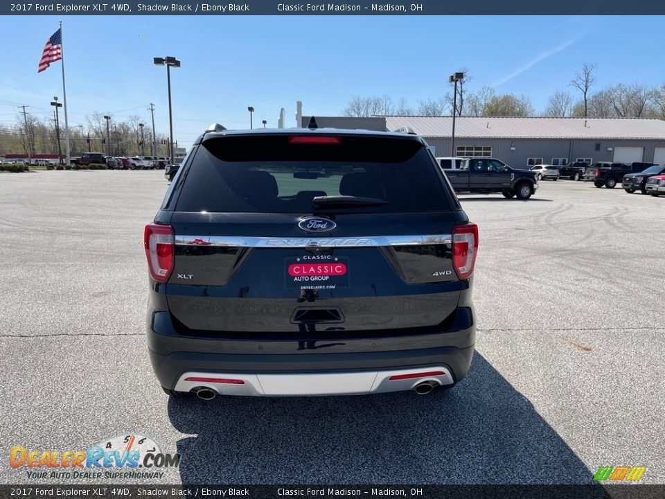 2017 Ford Explorer XLT 4WD Shadow Black / Ebony Black Photo #9