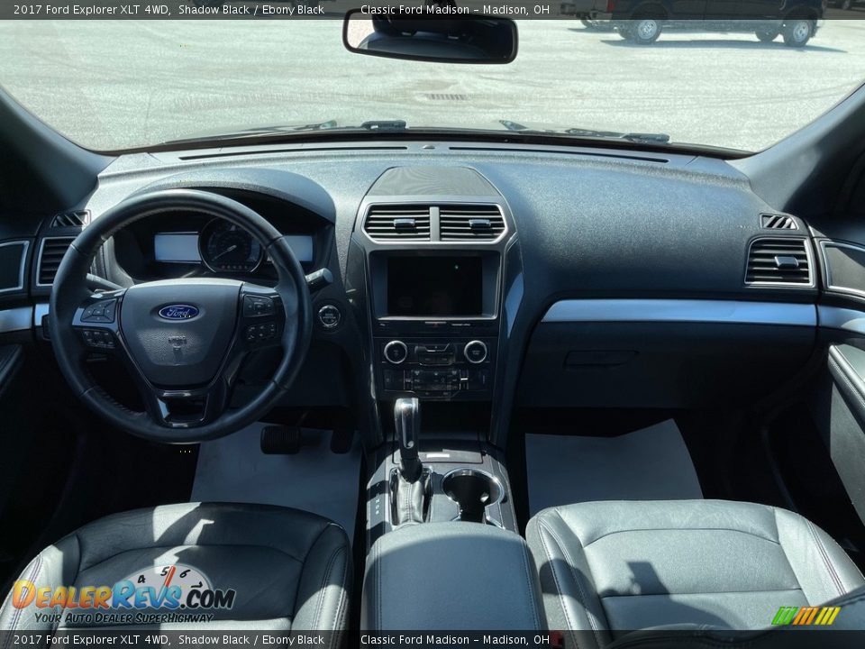 2017 Ford Explorer XLT 4WD Shadow Black / Ebony Black Photo #10