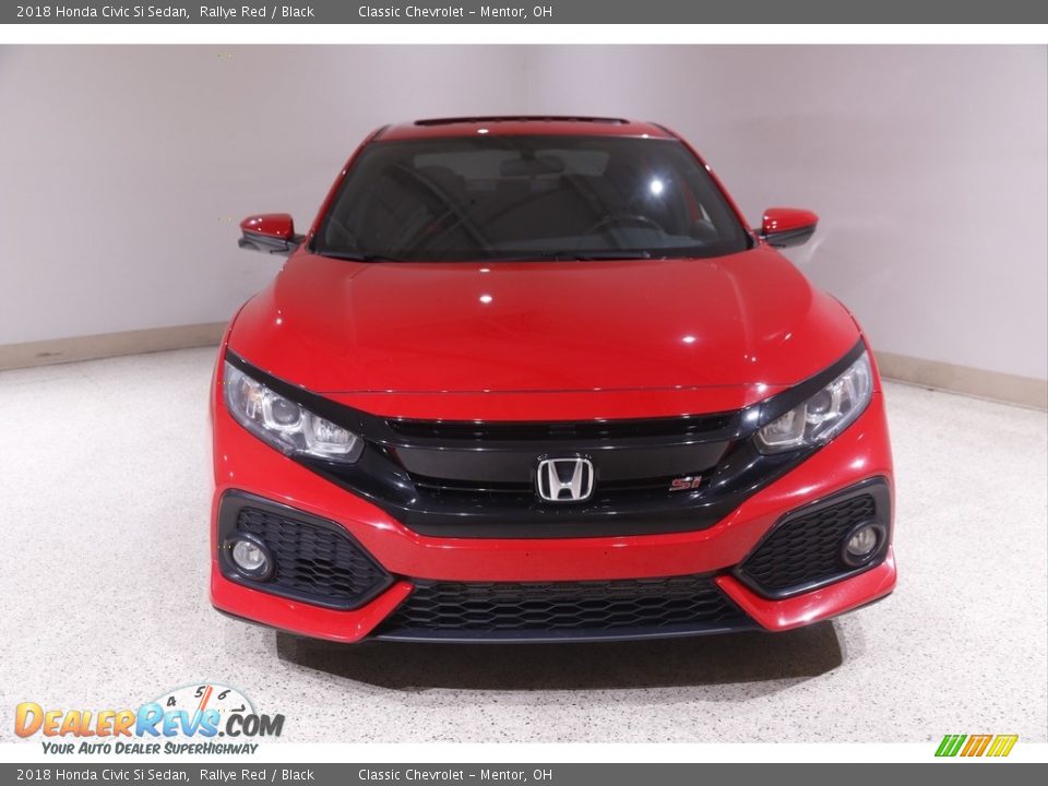 2018 Honda Civic Si Sedan Rallye Red / Black Photo #2