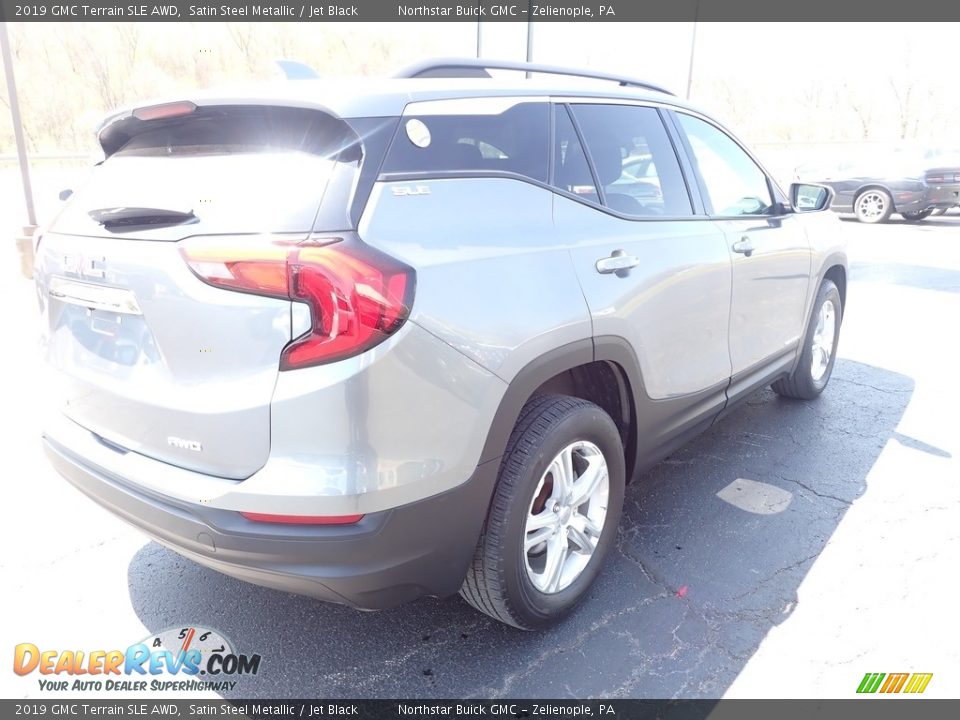 2019 GMC Terrain SLE AWD Satin Steel Metallic / Jet Black Photo #7