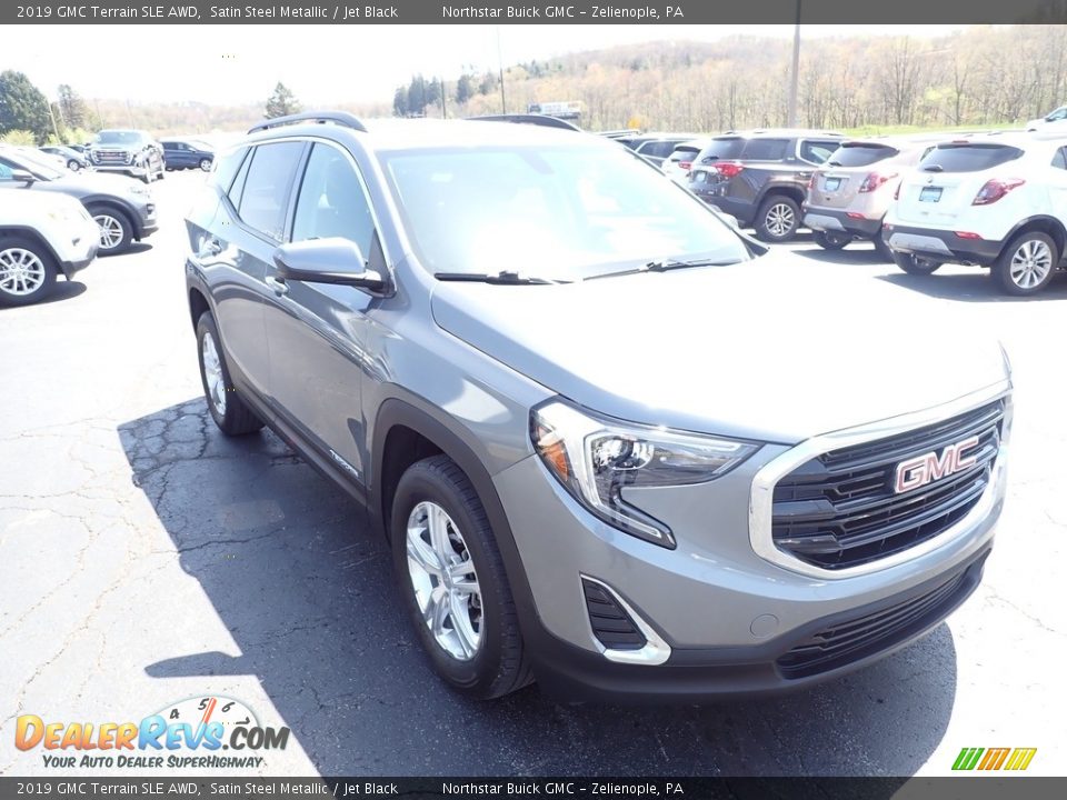 2019 GMC Terrain SLE AWD Satin Steel Metallic / Jet Black Photo #9