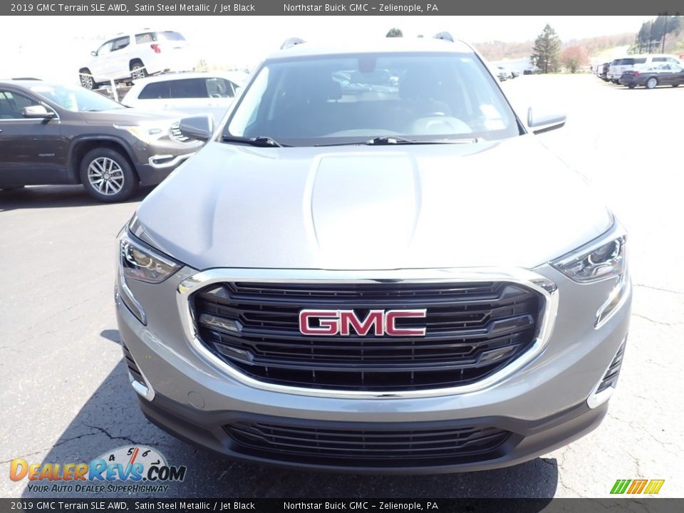 2019 GMC Terrain SLE AWD Satin Steel Metallic / Jet Black Photo #10