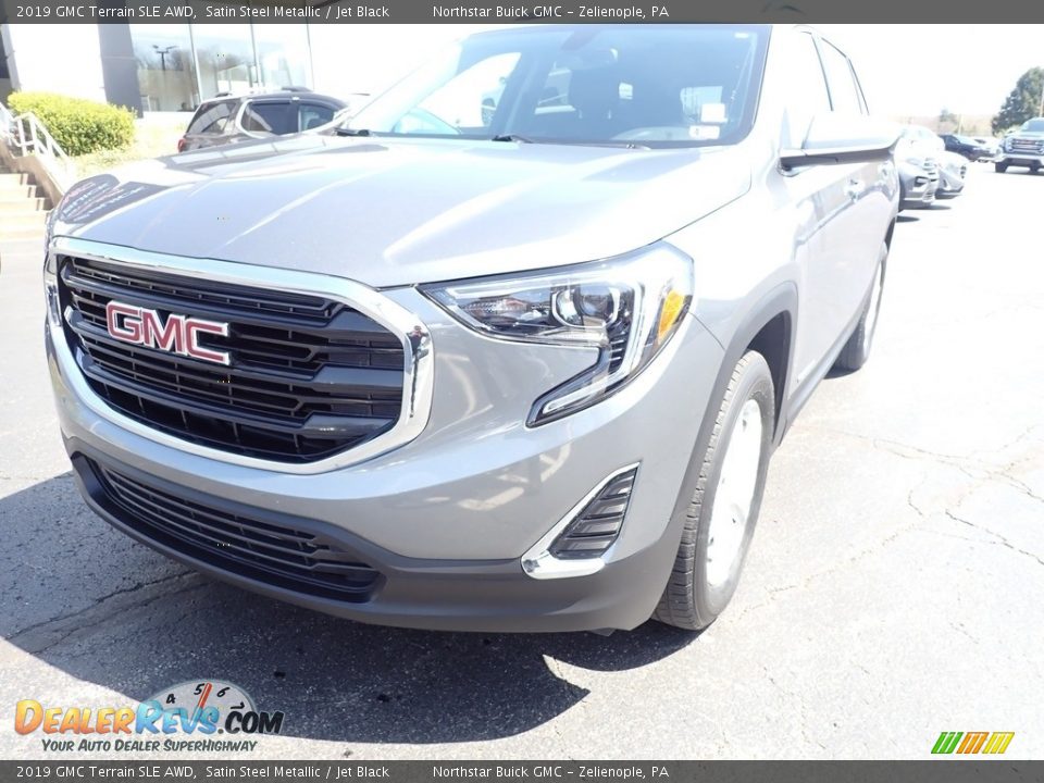 2019 GMC Terrain SLE AWD Satin Steel Metallic / Jet Black Photo #11