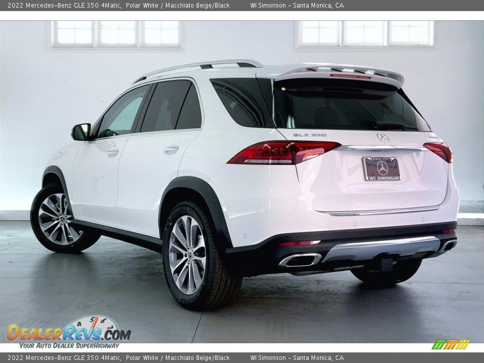2022 Mercedes-Benz GLE 350 4Matic Polar White / Macchiato Beige/Black Photo #2