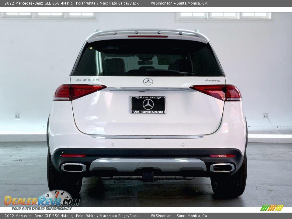 2022 Mercedes-Benz GLE 350 4Matic Polar White / Macchiato Beige/Black Photo #3