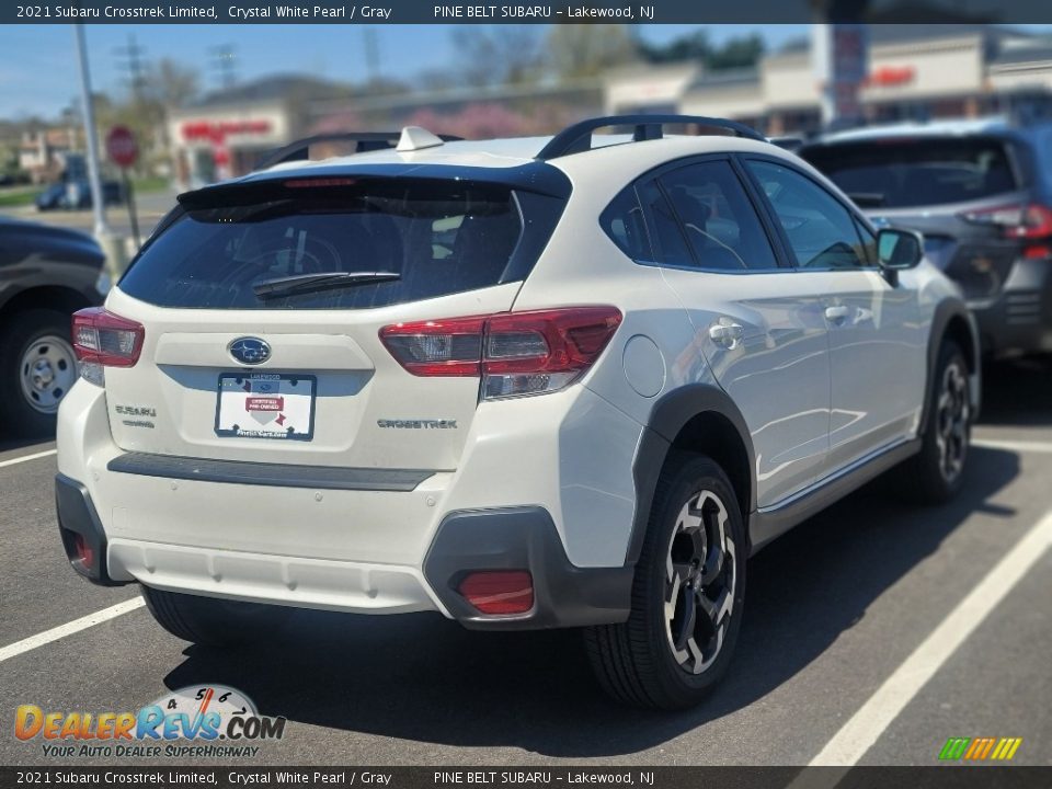 2021 Subaru Crosstrek Limited Crystal White Pearl / Gray Photo #2