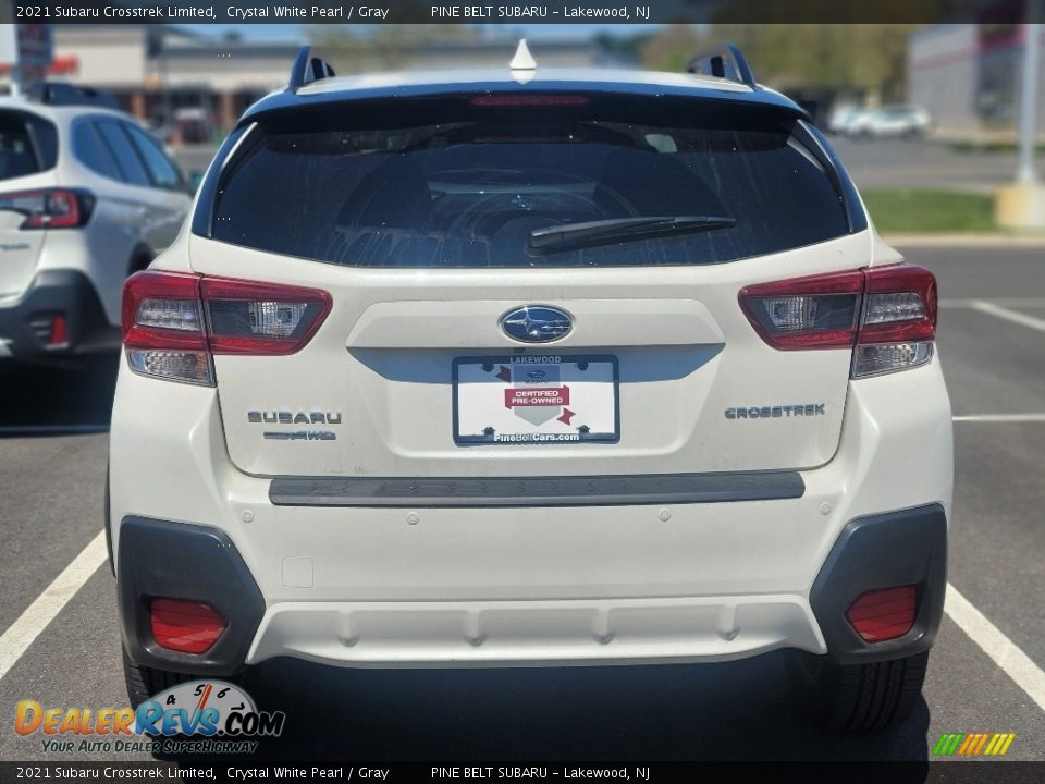 2021 Subaru Crosstrek Limited Crystal White Pearl / Gray Photo #3