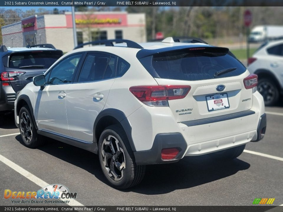 2021 Subaru Crosstrek Limited Crystal White Pearl / Gray Photo #4