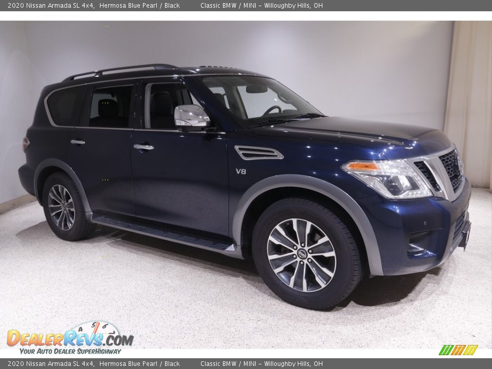 2020 Nissan Armada SL 4x4 Hermosa Blue Pearl / Black Photo #1