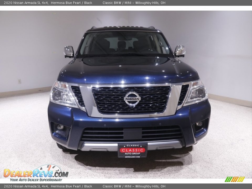 2020 Nissan Armada SL 4x4 Hermosa Blue Pearl / Black Photo #2