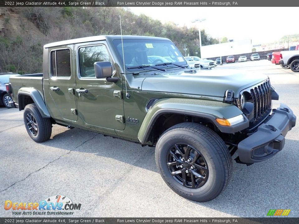 2022 Jeep Gladiator Altitude 4x4 Sarge Green / Black Photo #7