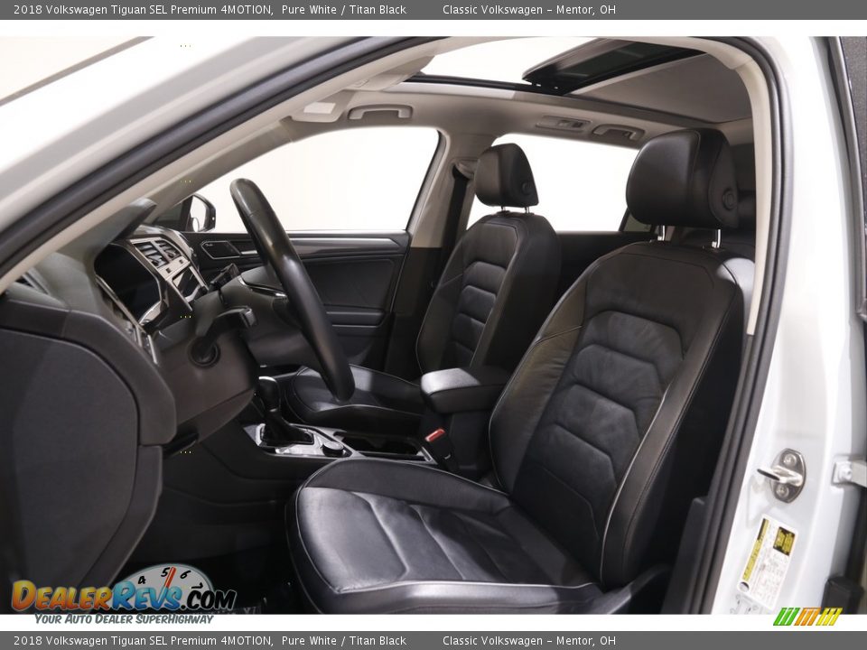 2018 Volkswagen Tiguan SEL Premium 4MOTION Pure White / Titan Black Photo #5