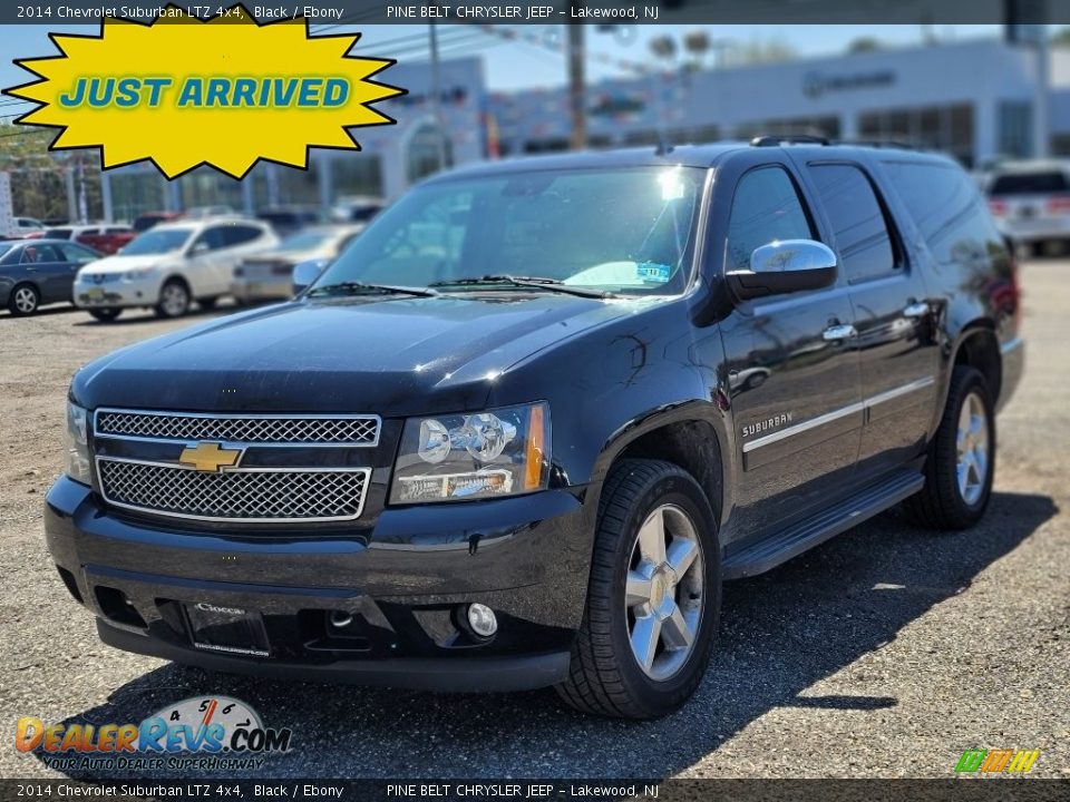 2014 Chevrolet Suburban LTZ 4x4 Black / Ebony Photo #1