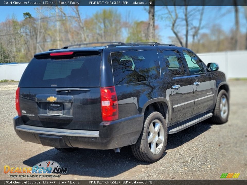 2014 Chevrolet Suburban LTZ 4x4 Black / Ebony Photo #3