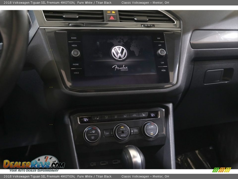 2018 Volkswagen Tiguan SEL Premium 4MOTION Pure White / Titan Black Photo #9