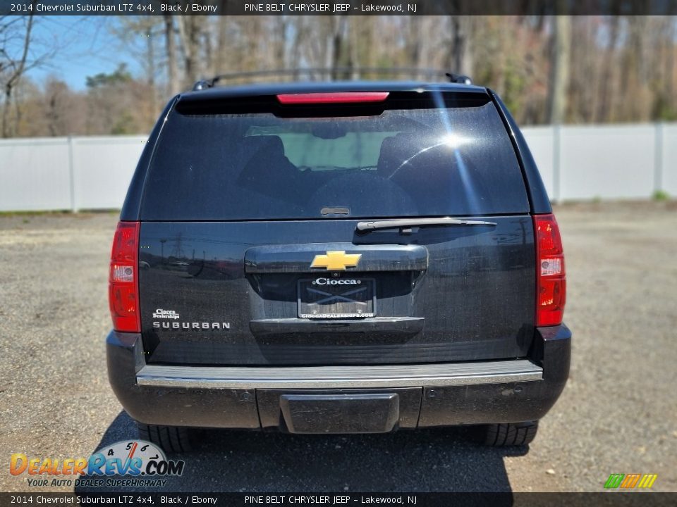 2014 Chevrolet Suburban LTZ 4x4 Black / Ebony Photo #4