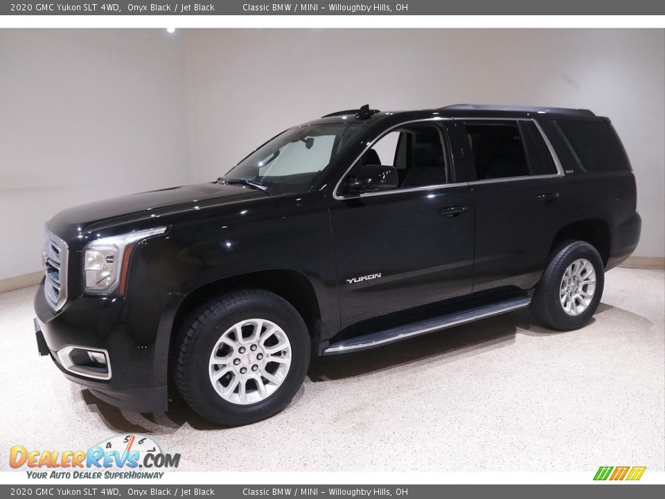 2020 GMC Yukon SLT 4WD Onyx Black / Jet Black Photo #3