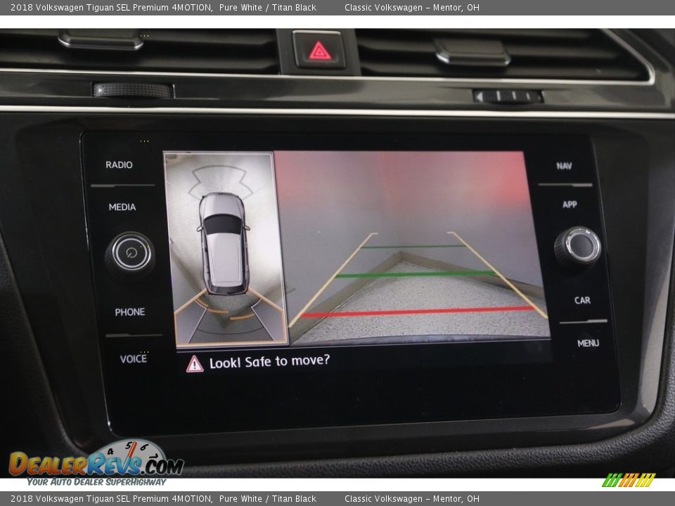 2018 Volkswagen Tiguan SEL Premium 4MOTION Pure White / Titan Black Photo #12