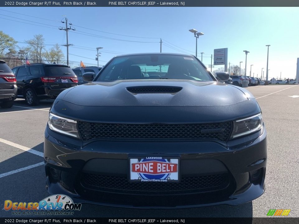 2022 Dodge Charger R/T Plus Pitch Black / Black Photo #3