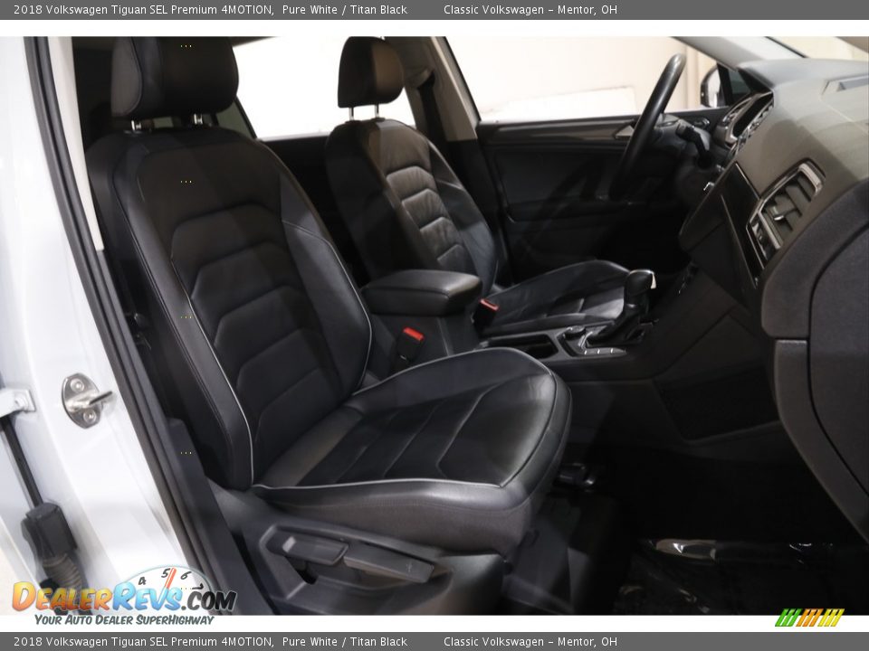 2018 Volkswagen Tiguan SEL Premium 4MOTION Pure White / Titan Black Photo #15